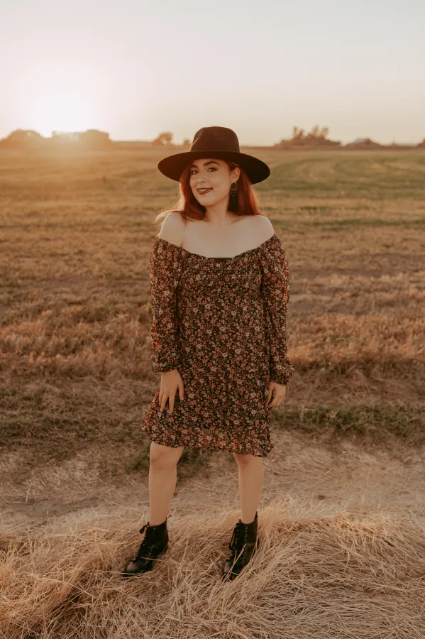 Bonnie Rancher Hat in Black by Vanelegance
