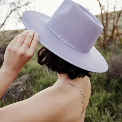 Lila Rancher Hat in Lavender