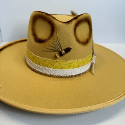 Summer Custom Boho Hat for Women in Yellow